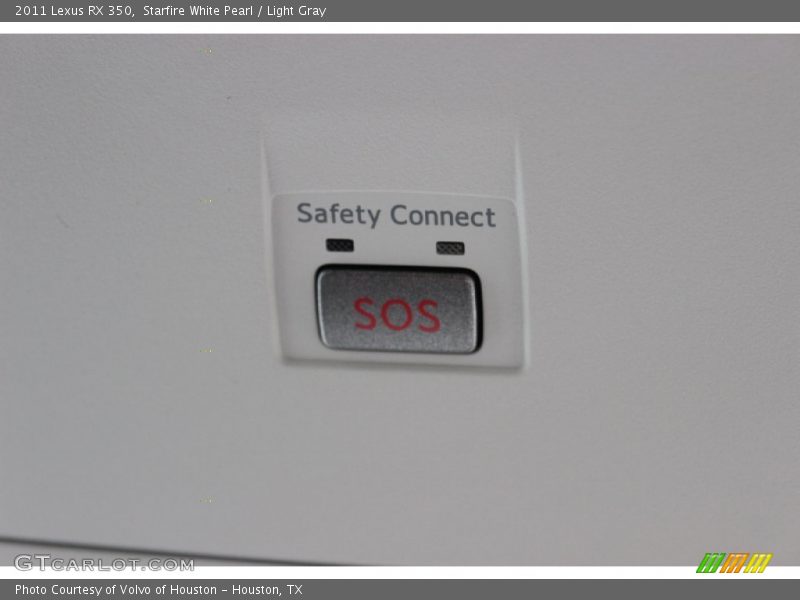 Starfire White Pearl / Light Gray 2011 Lexus RX 350