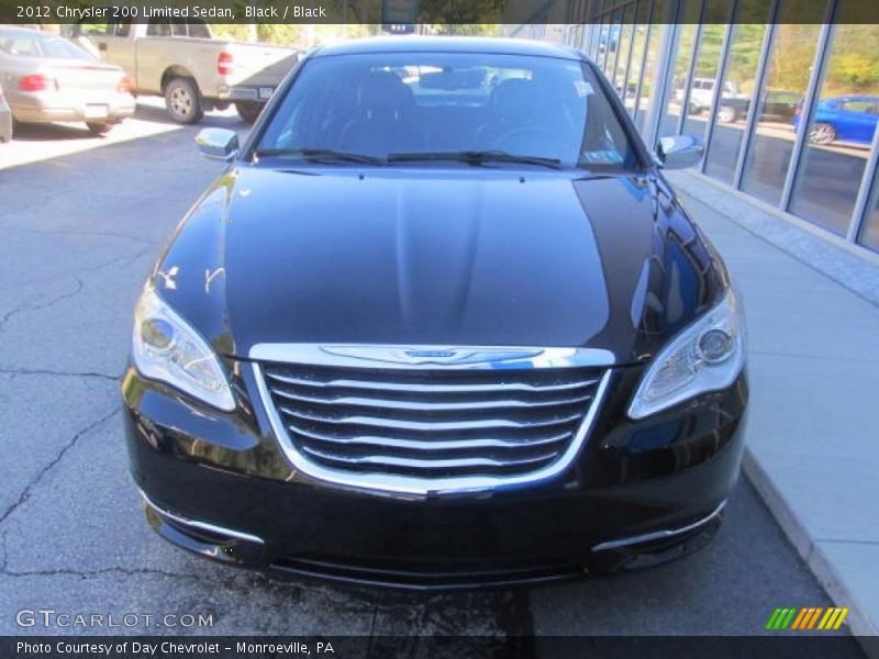 Black / Black 2012 Chrysler 200 Limited Sedan