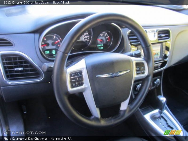 Black / Black 2012 Chrysler 200 Limited Sedan