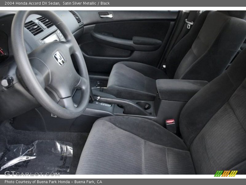 Front Seat of 2004 Accord DX Sedan