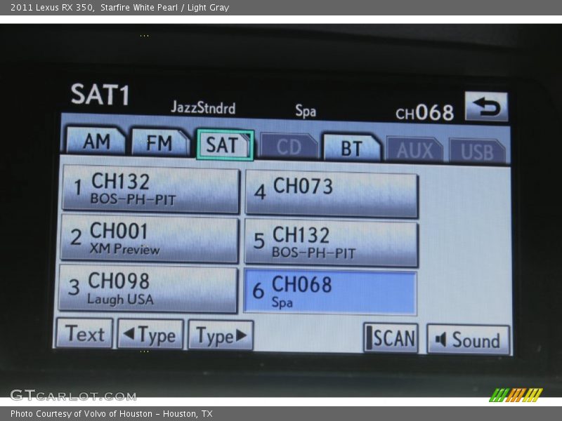 Starfire White Pearl / Light Gray 2011 Lexus RX 350