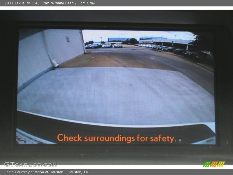 Starfire White Pearl / Light Gray 2011 Lexus RX 350