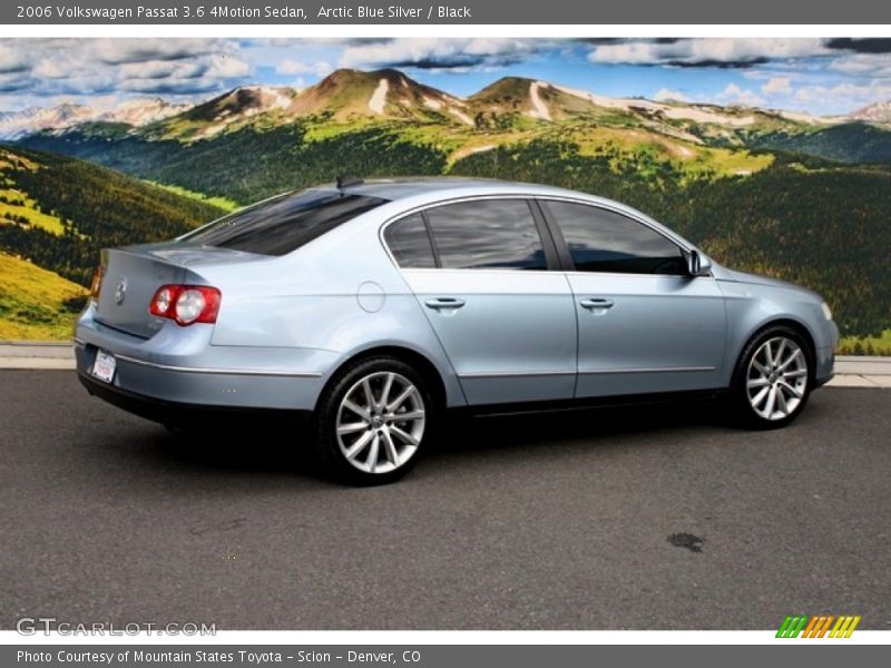 Arctic Blue Silver / Black 2006 Volkswagen Passat 3.6 4Motion Sedan