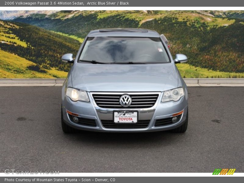 Arctic Blue Silver / Black 2006 Volkswagen Passat 3.6 4Motion Sedan