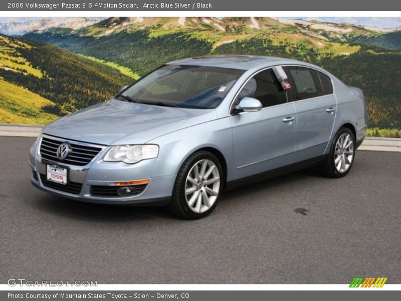 Arctic Blue Silver / Black 2006 Volkswagen Passat 3.6 4Motion Sedan