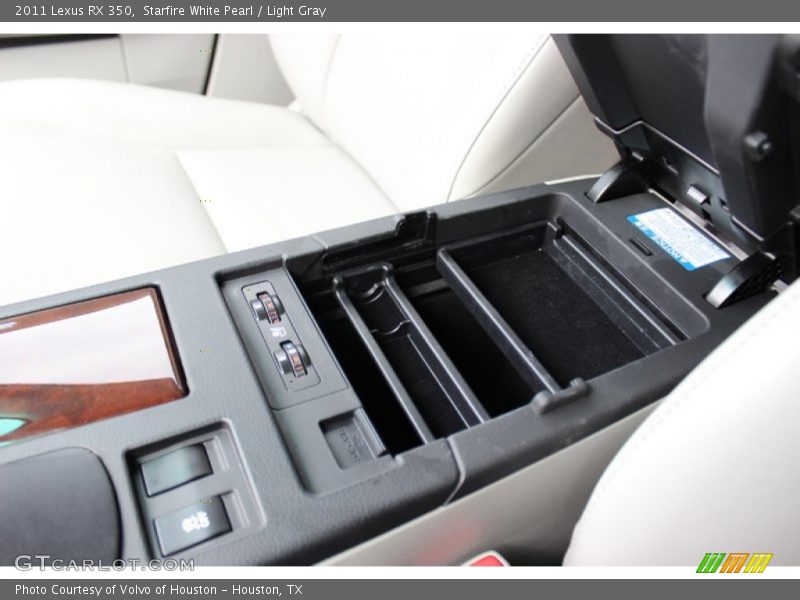 Starfire White Pearl / Light Gray 2011 Lexus RX 350