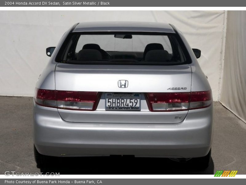 Satin Silver Metallic / Black 2004 Honda Accord DX Sedan