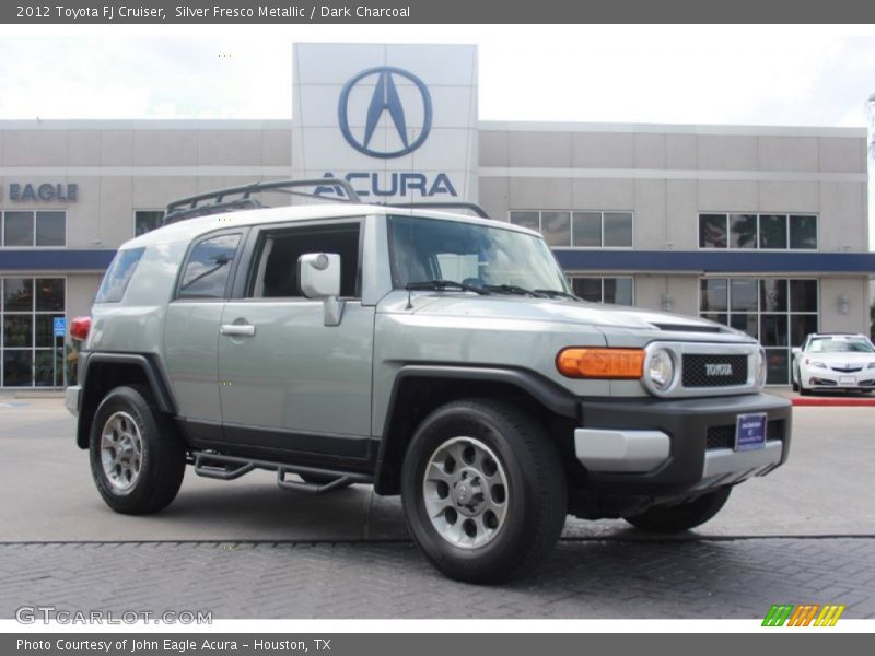 Silver Fresco Metallic / Dark Charcoal 2012 Toyota FJ Cruiser