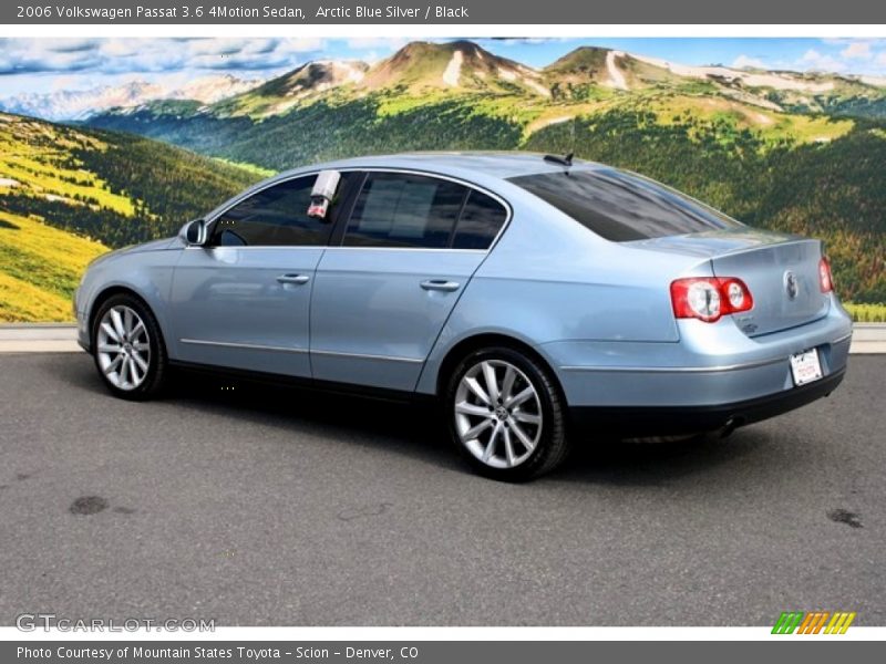 Arctic Blue Silver / Black 2006 Volkswagen Passat 3.6 4Motion Sedan