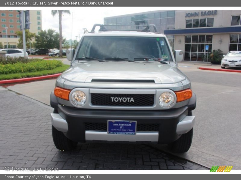 Silver Fresco Metallic / Dark Charcoal 2012 Toyota FJ Cruiser