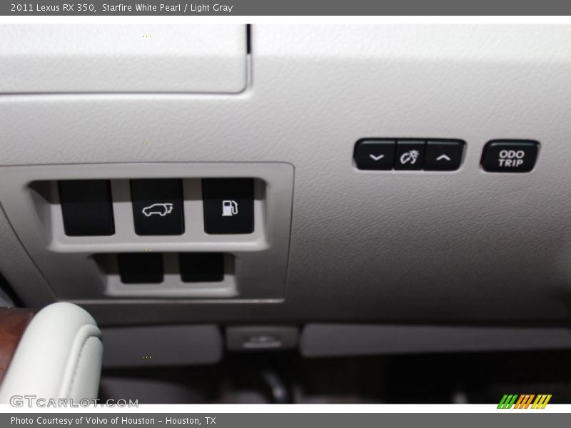 Starfire White Pearl / Light Gray 2011 Lexus RX 350
