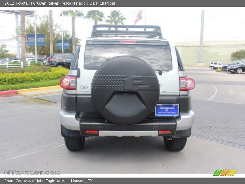 Silver Fresco Metallic / Dark Charcoal 2012 Toyota FJ Cruiser