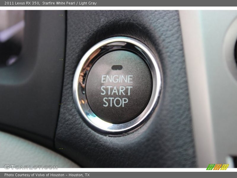 Starfire White Pearl / Light Gray 2011 Lexus RX 350