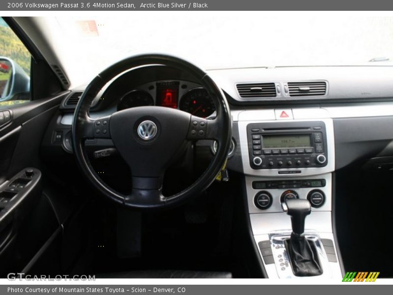 Arctic Blue Silver / Black 2006 Volkswagen Passat 3.6 4Motion Sedan