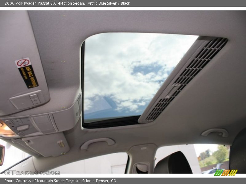 Arctic Blue Silver / Black 2006 Volkswagen Passat 3.6 4Motion Sedan