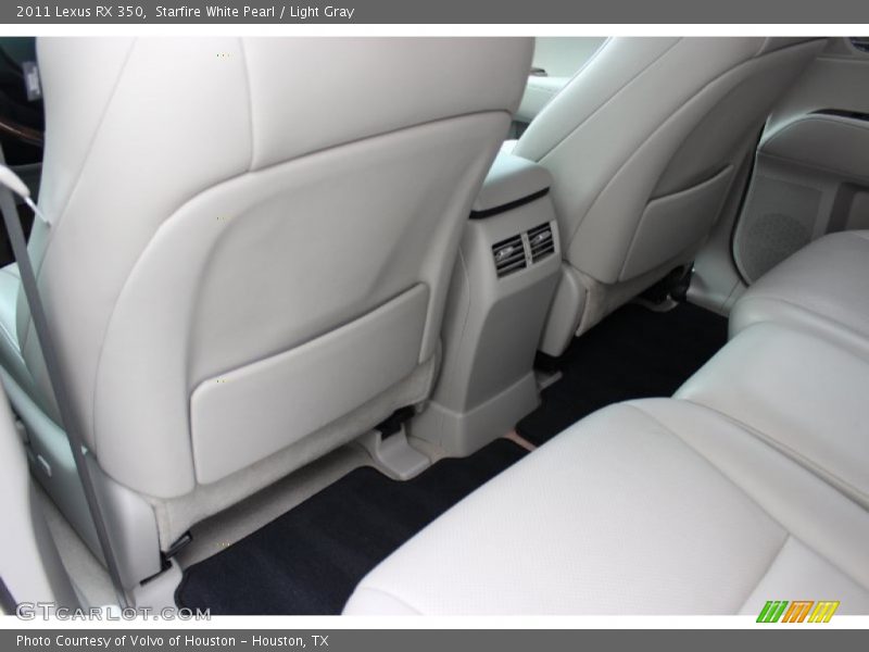 Starfire White Pearl / Light Gray 2011 Lexus RX 350