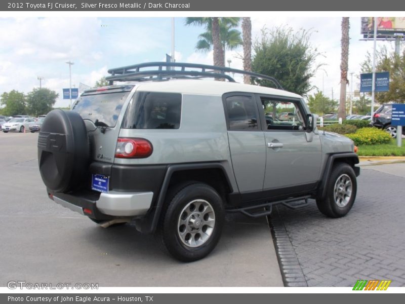 Silver Fresco Metallic / Dark Charcoal 2012 Toyota FJ Cruiser