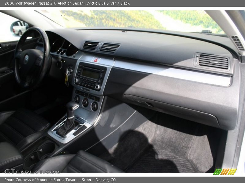 Arctic Blue Silver / Black 2006 Volkswagen Passat 3.6 4Motion Sedan