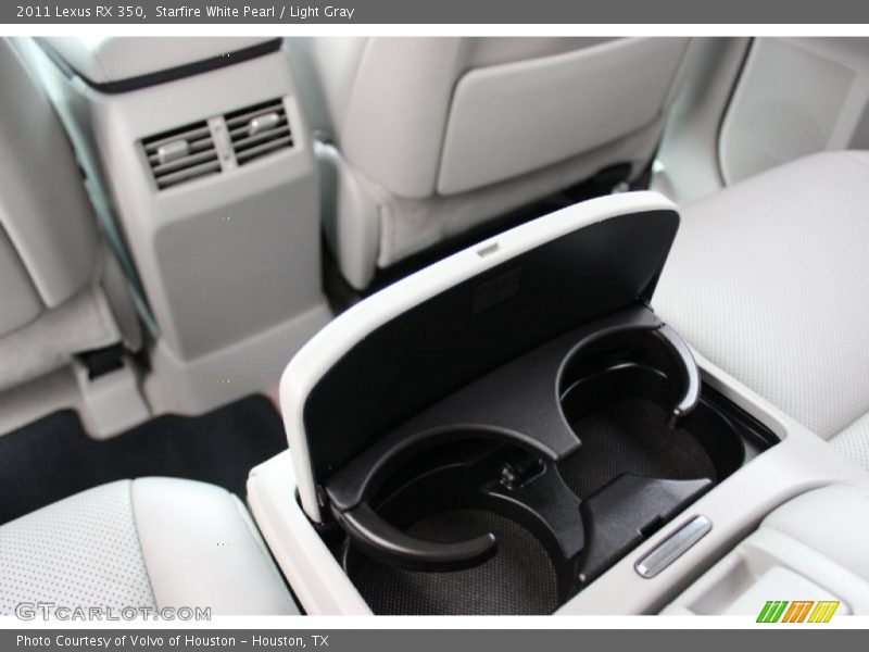 Starfire White Pearl / Light Gray 2011 Lexus RX 350