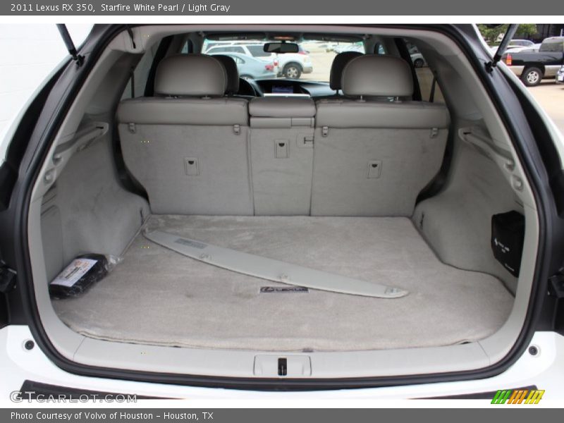 Starfire White Pearl / Light Gray 2011 Lexus RX 350