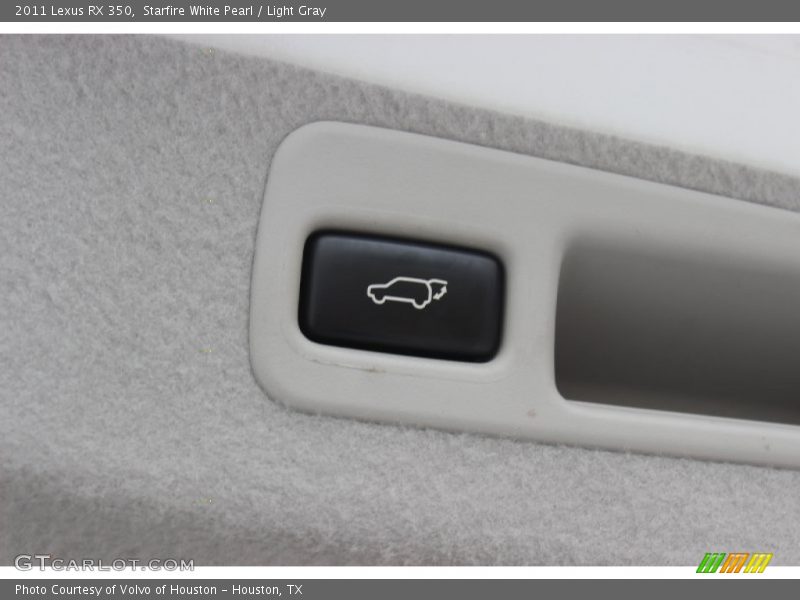 Starfire White Pearl / Light Gray 2011 Lexus RX 350