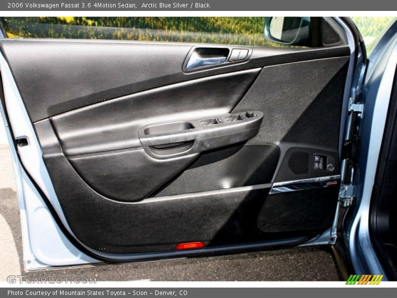 Arctic Blue Silver / Black 2006 Volkswagen Passat 3.6 4Motion Sedan
