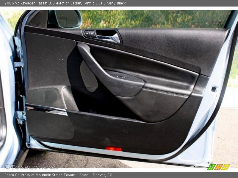 Arctic Blue Silver / Black 2006 Volkswagen Passat 3.6 4Motion Sedan