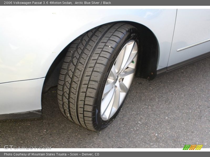 Arctic Blue Silver / Black 2006 Volkswagen Passat 3.6 4Motion Sedan
