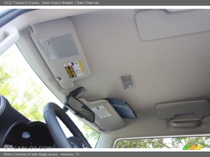 Silver Fresco Metallic / Dark Charcoal 2012 Toyota FJ Cruiser