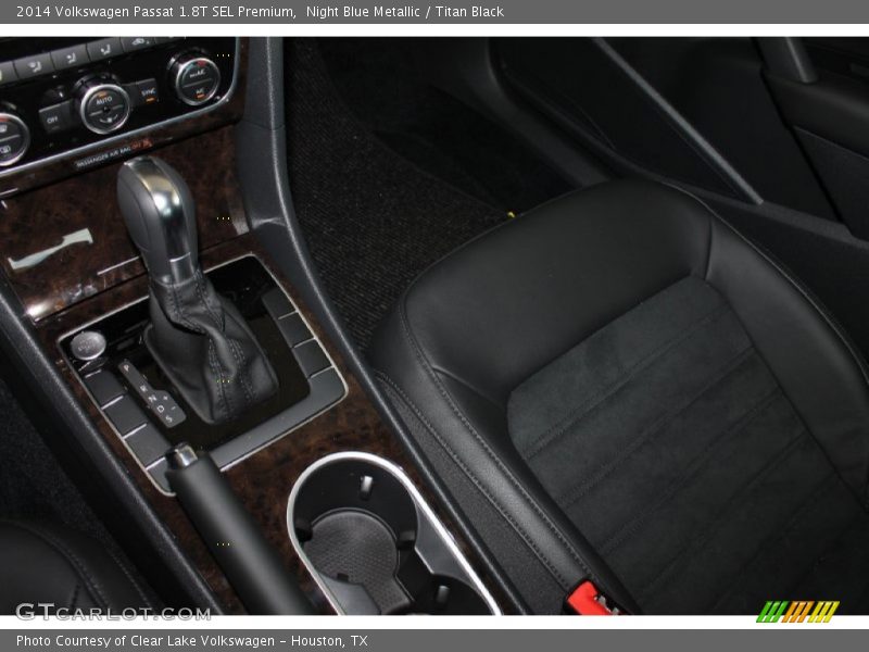 Night Blue Metallic / Titan Black 2014 Volkswagen Passat 1.8T SEL Premium