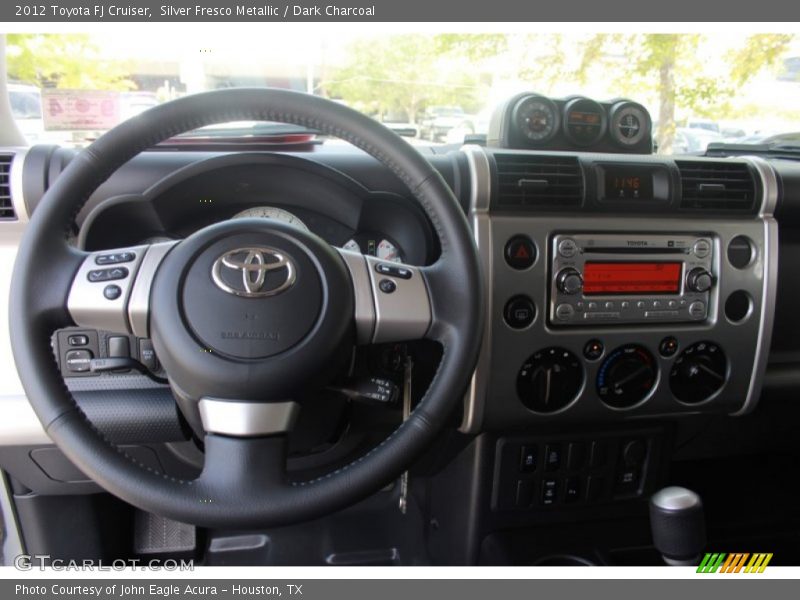 Silver Fresco Metallic / Dark Charcoal 2012 Toyota FJ Cruiser