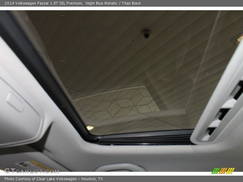 Night Blue Metallic / Titan Black 2014 Volkswagen Passat 1.8T SEL Premium