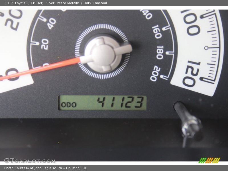 Silver Fresco Metallic / Dark Charcoal 2012 Toyota FJ Cruiser