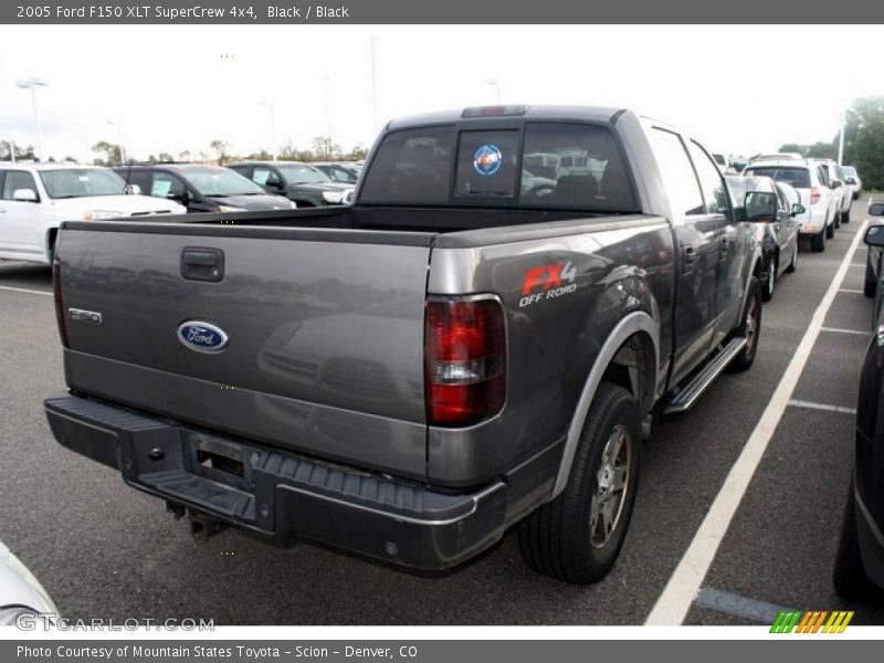 Black / Black 2005 Ford F150 XLT SuperCrew 4x4
