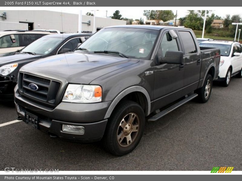 Black / Black 2005 Ford F150 XLT SuperCrew 4x4