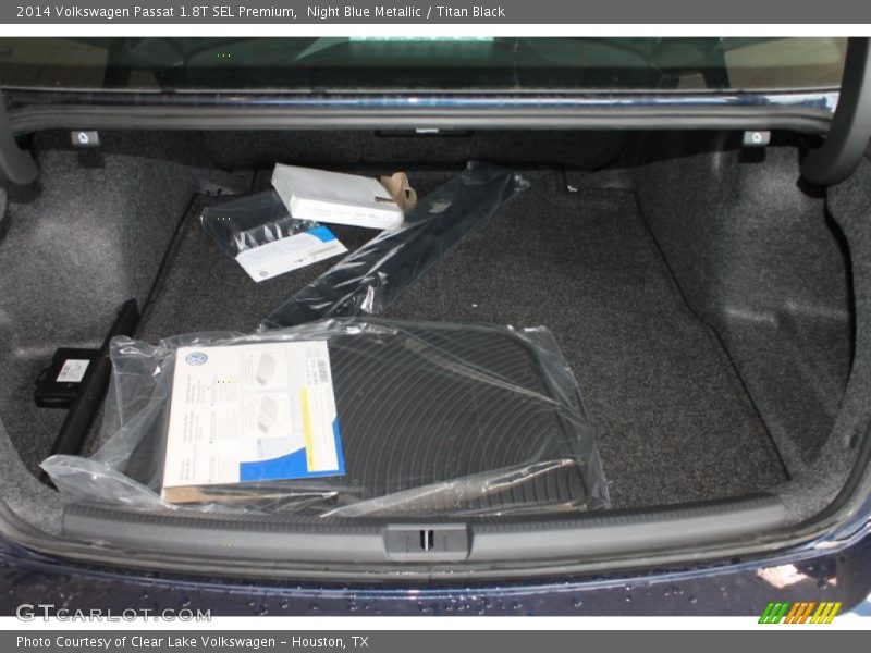 Night Blue Metallic / Titan Black 2014 Volkswagen Passat 1.8T SEL Premium