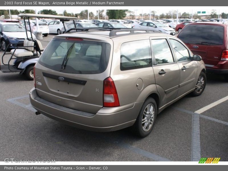 Arizona Beige Metallic / Medium Parchment 2003 Ford Focus SE Wagon