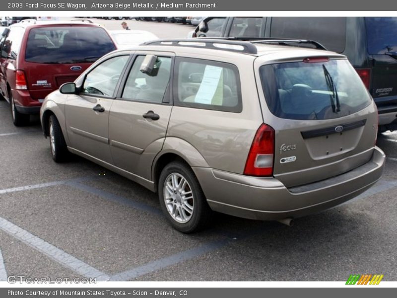 Arizona Beige Metallic / Medium Parchment 2003 Ford Focus SE Wagon