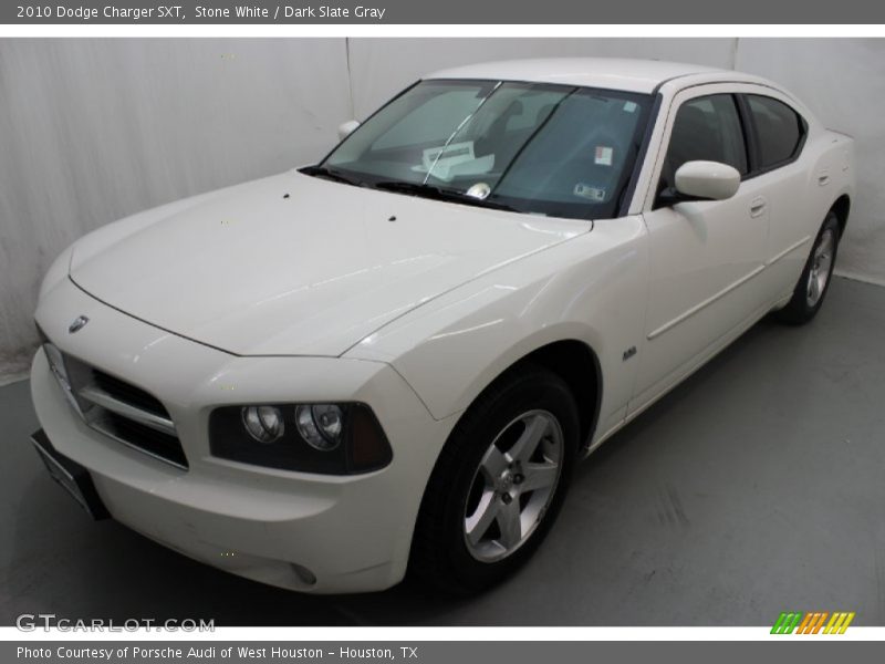 Stone White / Dark Slate Gray 2010 Dodge Charger SXT