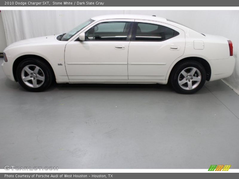 Stone White / Dark Slate Gray 2010 Dodge Charger SXT
