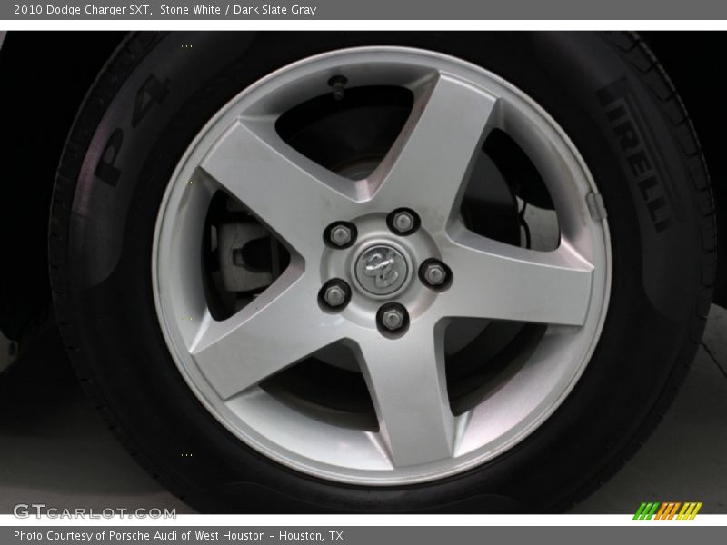Stone White / Dark Slate Gray 2010 Dodge Charger SXT