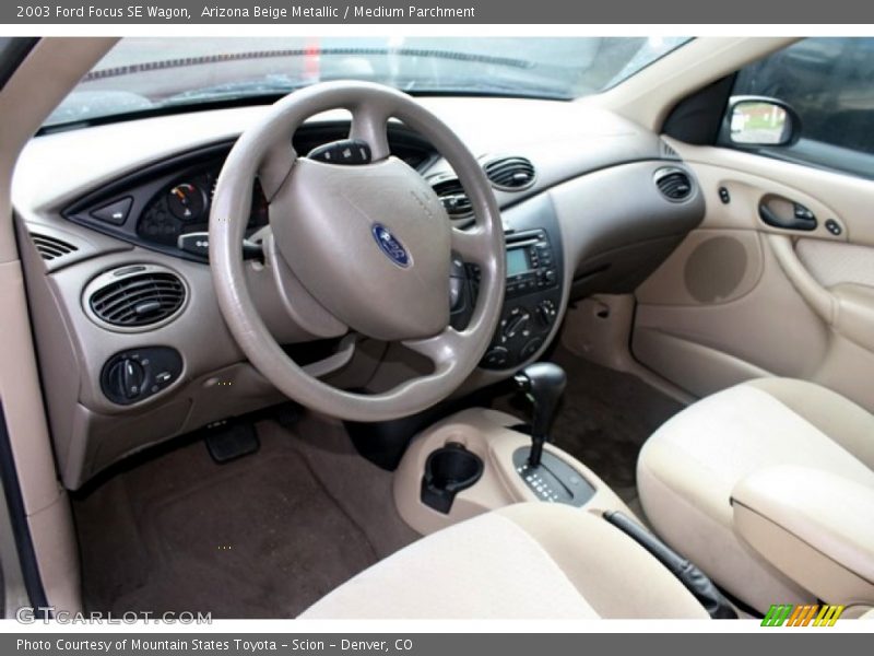 Arizona Beige Metallic / Medium Parchment 2003 Ford Focus SE Wagon