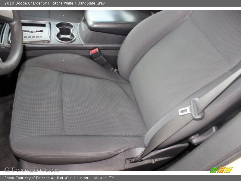 Stone White / Dark Slate Gray 2010 Dodge Charger SXT