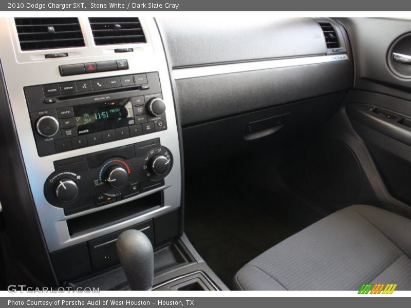 Stone White / Dark Slate Gray 2010 Dodge Charger SXT