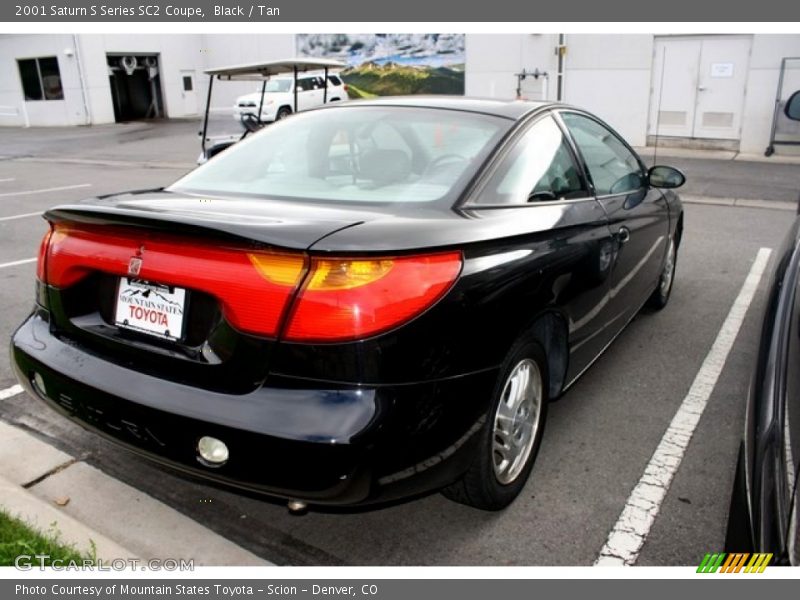 Black / Tan 2001 Saturn S Series SC2 Coupe