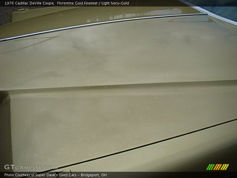 Florentine Gold Firemist / Light Ivory-Gold 1976 Cadillac DeVille Coupe