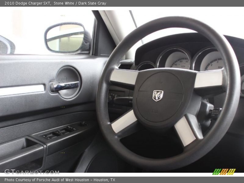 Stone White / Dark Slate Gray 2010 Dodge Charger SXT