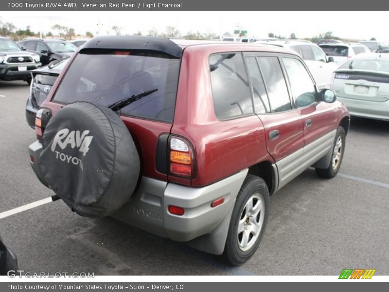 Venetian Red Pearl / Light Charcoal 2000 Toyota RAV4 4WD