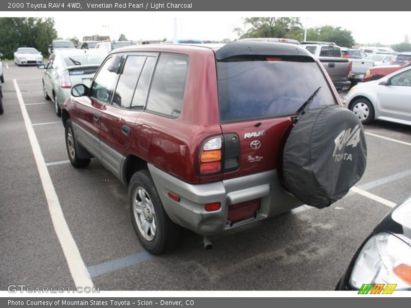Venetian Red Pearl / Light Charcoal 2000 Toyota RAV4 4WD