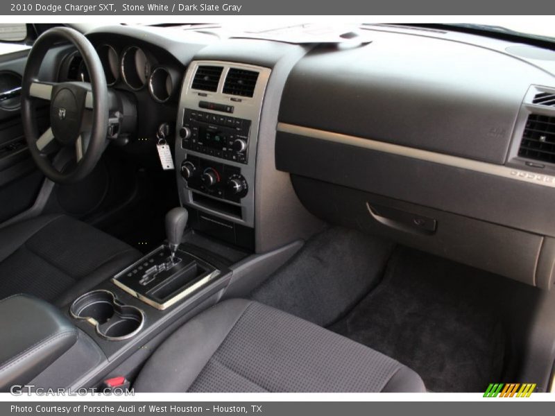 Stone White / Dark Slate Gray 2010 Dodge Charger SXT
